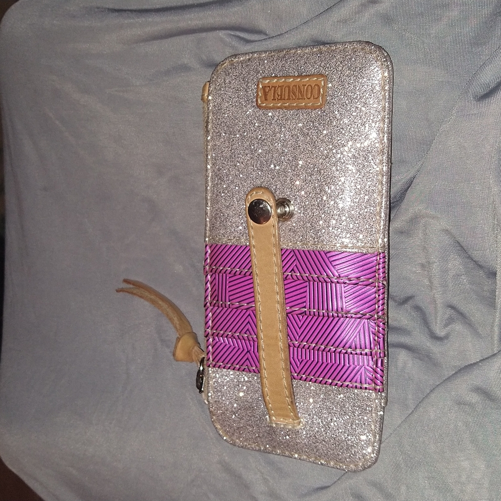 EUC Consuela Violet Card Holder